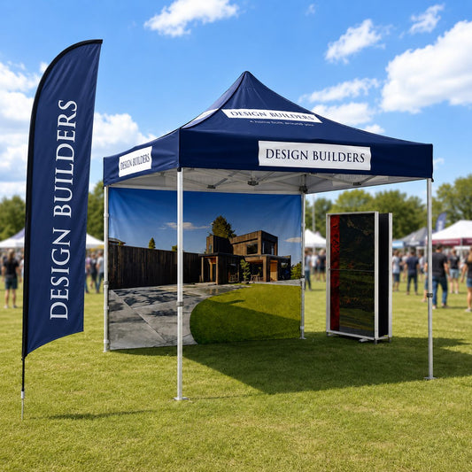 3x3m Premium Aluminium Custom Gazebo | Heavy-Duty Printed Gazebo $699+